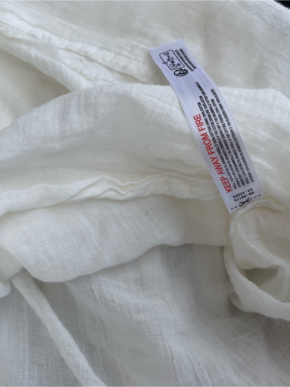 Free People Izi Drop Waist MINI dress white size small worn once - Picture 3 of 3